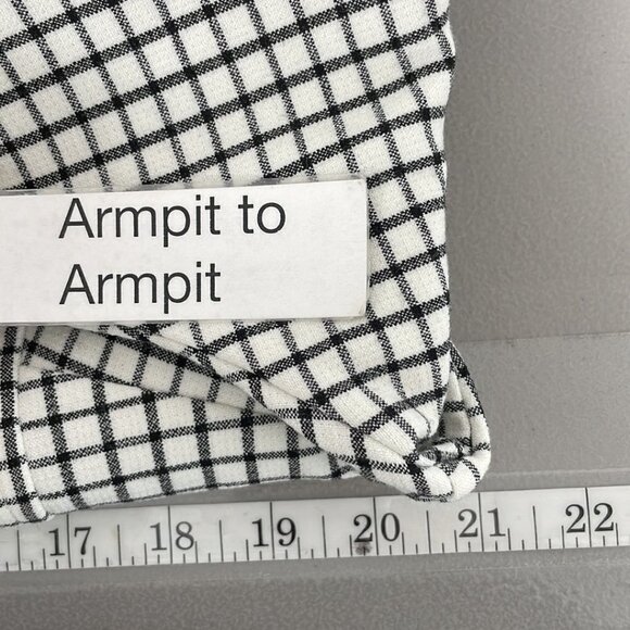 Cabi #3173 Osaka Nights Blazer Jacket Windowpane Black White Size Medium - Picture 14 of 16